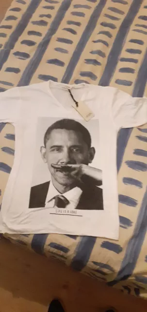 Obama T-Shirt life is joke taille M