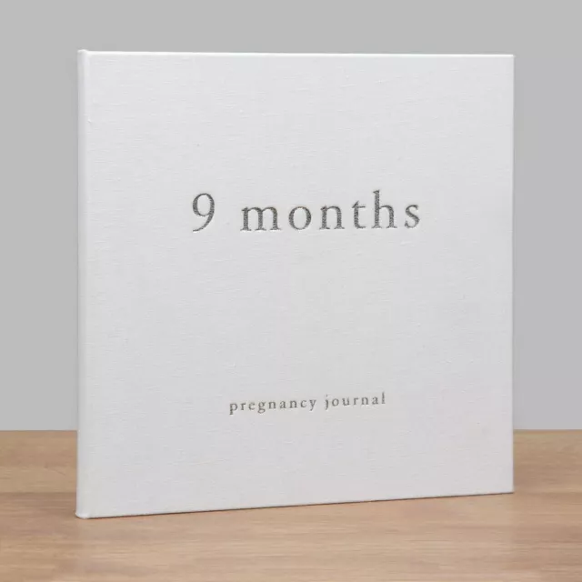 Bambino Linen Pregnancy Journal Diary - 9 Months Baby Pregnant Book CG1011