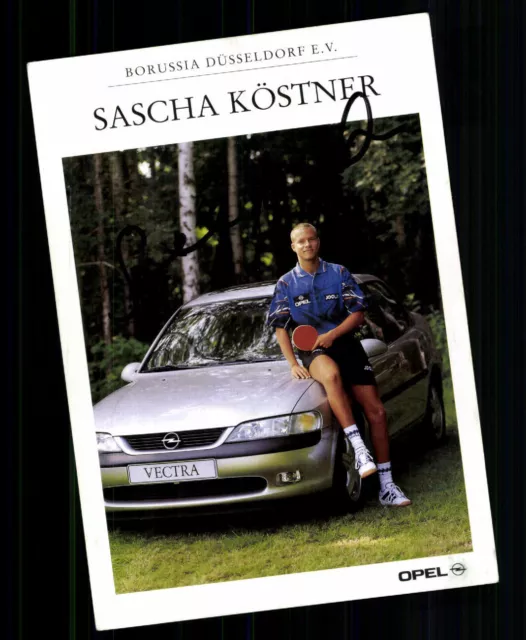 Sascha Köstner Autogrammkarte Tischtennis Original Signiert +A 228255