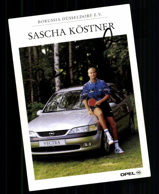 Sascha Köstner Autogrammkarte Tischtennis Original Signiert +A 228255