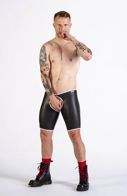 Fisthose Fetish Al Ginocchio Pantaloni Uomo Sm Pantaloni Clubwear Xrubber Lgbt