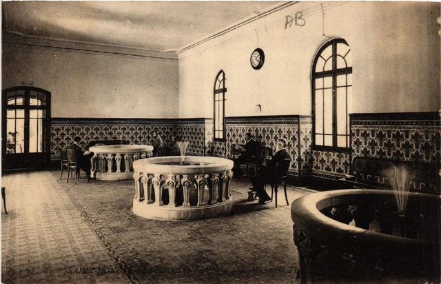 CPA St-HONORÉ-les-BAINS - Intérieur Le Hotel Thermal (456750)
