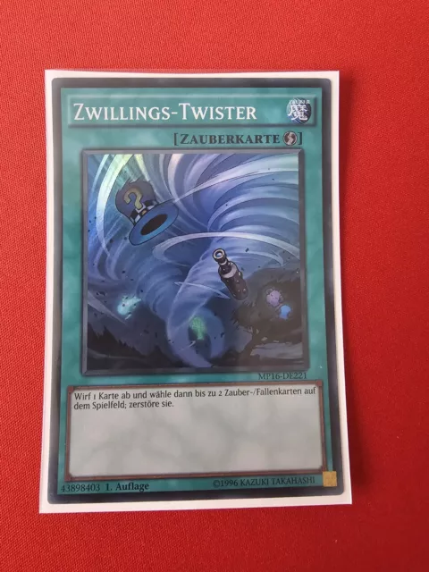 Yu-Gi-Oh MP16-DE221 ZWILLINGS-TWISTER Super rare 1.Auflage