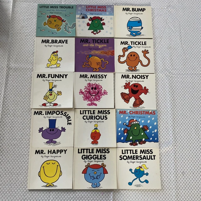 MR MEN AND Little Miss Book Lot by Roger Hargreaves Set of 15 Kids ...