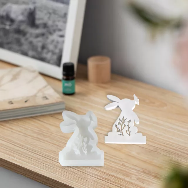 Easter 3D Easter Rabbit Silicone Moulds Casting Moulds Rabbits Candle Moulds