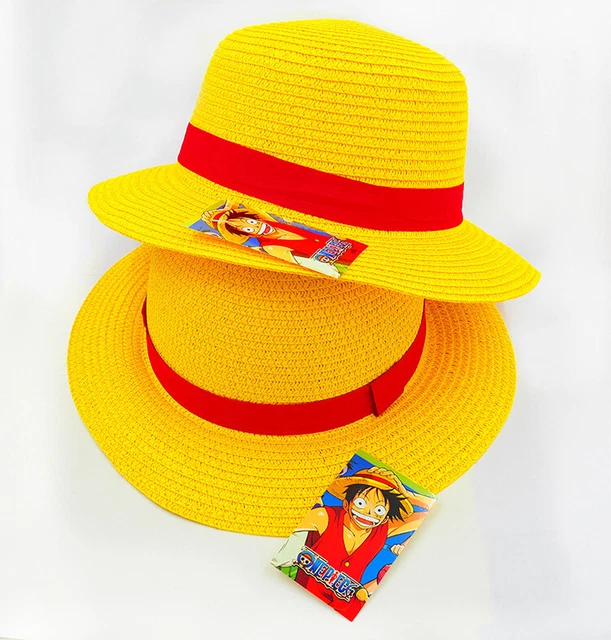 ANIME ONE PIECE Luffy Straw Hat Boater Beach Hat Halloween Costume