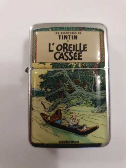 Briquet à essence Tintin " l'oreille cassée " Edition limitée