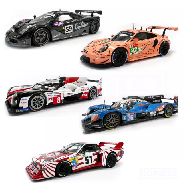 Le Mans Diecast Car Models 1/43 Scale Toyota Porsche Ford GT40 Nissan Audi R10