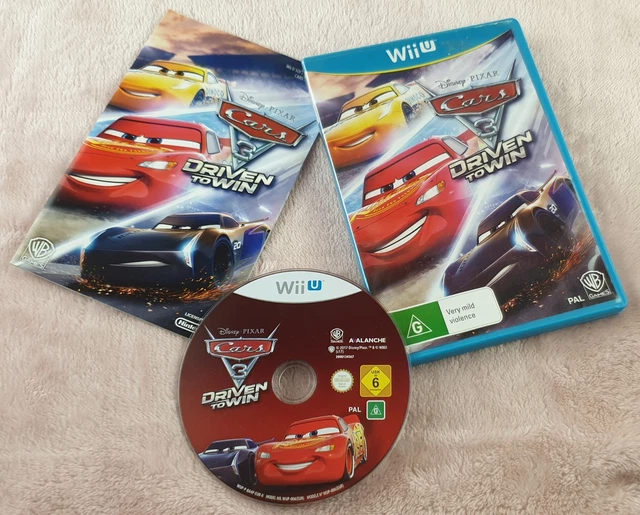 CARS 3 DRIVEN to Win for Nintendo Wii U AUS PAL Complete with