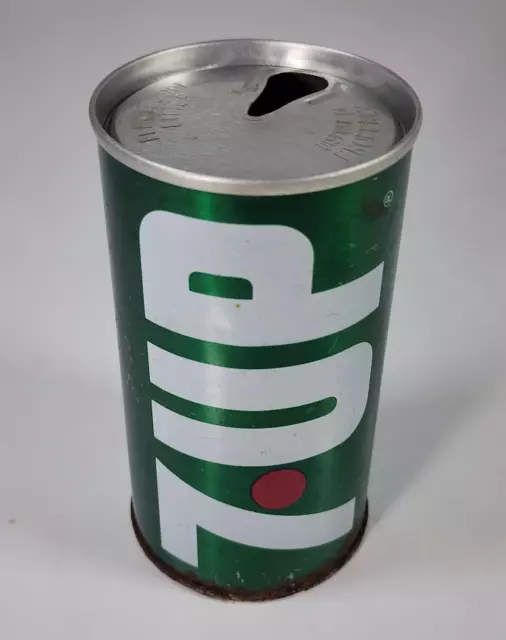 Vintage 7Up Soda Pop Can Straight Steel Chicago IL The Uncola