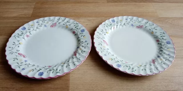 Johnson Brothers Summer Chintz 2 X Dinner Plates Approx 9.5 Inches