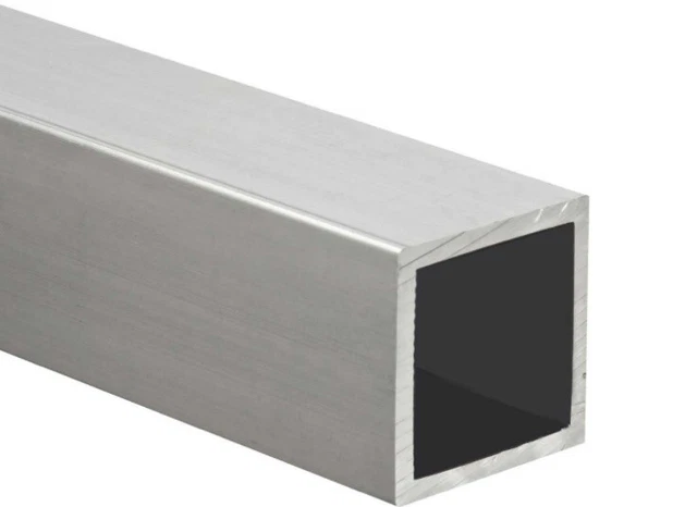 3"x 3"x 1/4" Wall x 8" Long ALUMINUM 6061 T6 SQUARE TUBE EXTRUDED Cut New