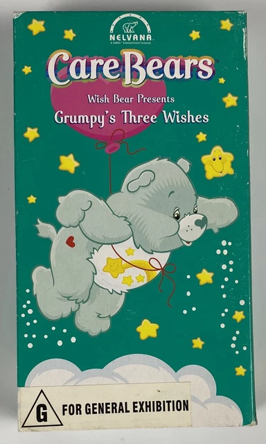 Grumpy No Child CARE BEARS GRUMPYS Three Wishes VHS Video Cassette Tape Vintage 2003 ...