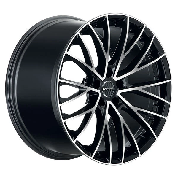 Jantes MAK LOAD 5 Neuves - Pour Renault Trafic I, II - 6.5x16 - Noir Brillant - 5 Trous