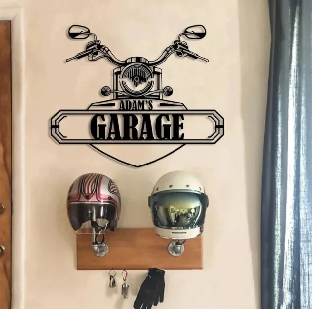 Personalized Garage Sign, Garage Decor Custom Garage Sign, Metal Sign For Garage