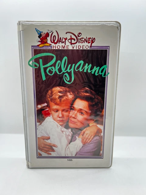 Polyanya POLLYANNA VHS WALT Disney Home Video White Clamshell Vintage Hayley ...
