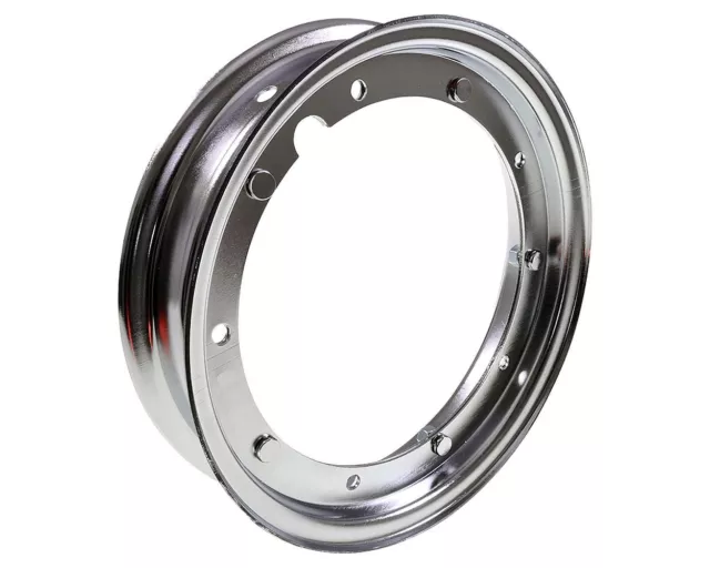 Felge Chrom 2.10-10 für 3.00 / 3.50 10 Zoll Vespa PK PX ET3 Primavera Felgenring