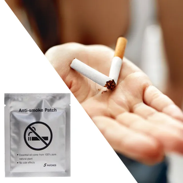 5 pz cerotto per smettere di fumare efficace estratto naturale ingredienti naturali antifumo