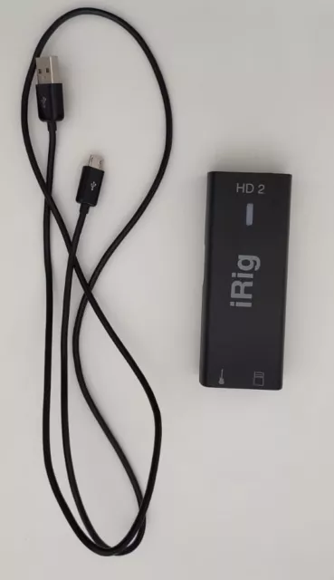 IK Multimedia iRig HD-2 Audiointerface, iOS, Mac et PC, Interface pour guitare.