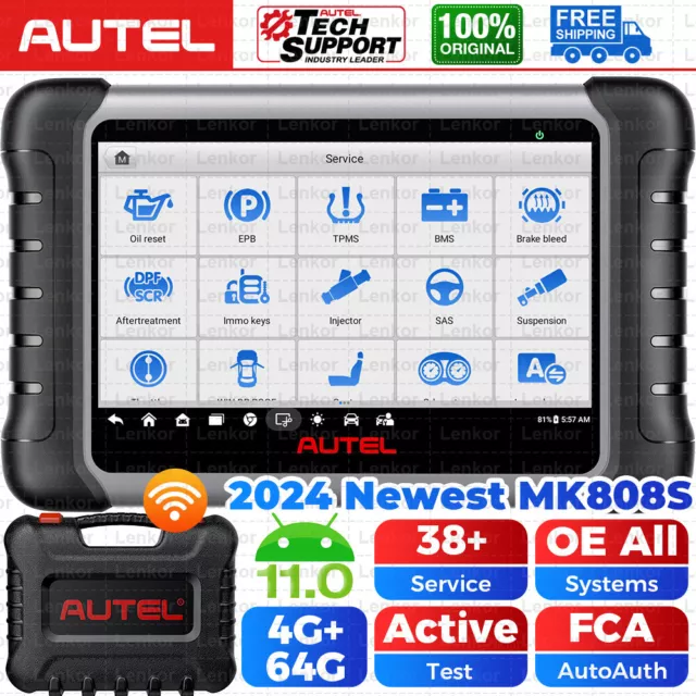 Autel MaxiCOM MK808S PRO Auto Outils Diagnostics Systèmes Complète Test Actif FR