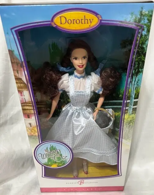 Mattel Dorothy Barbie Doll Wizard of Oz Pink Label K8682 Toto NIB