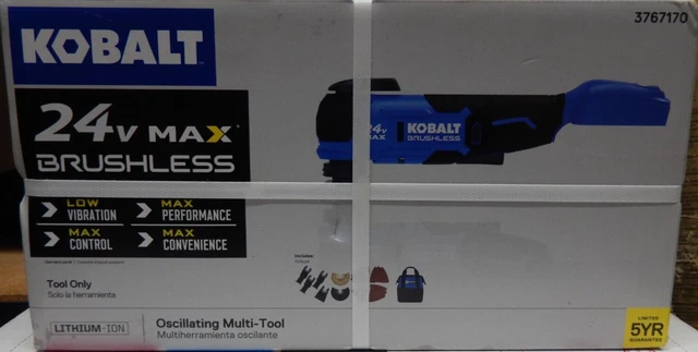 KOBALT KMT 224B-03 24V MAX SIN ESCOBILLAS MULTI-Herramienta (SOLO HERRAMIENTA) TOTALMENTE NUEVO