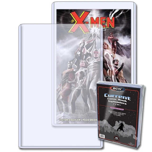 1 single BCW Current MODERN AGE Comic Book Top Loader - Rigid Plastic Sleeve