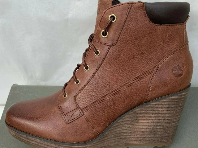 Chaussures Timberland Meriden Bottines Femme 41 Richelieu Booties Compensée Neuf
