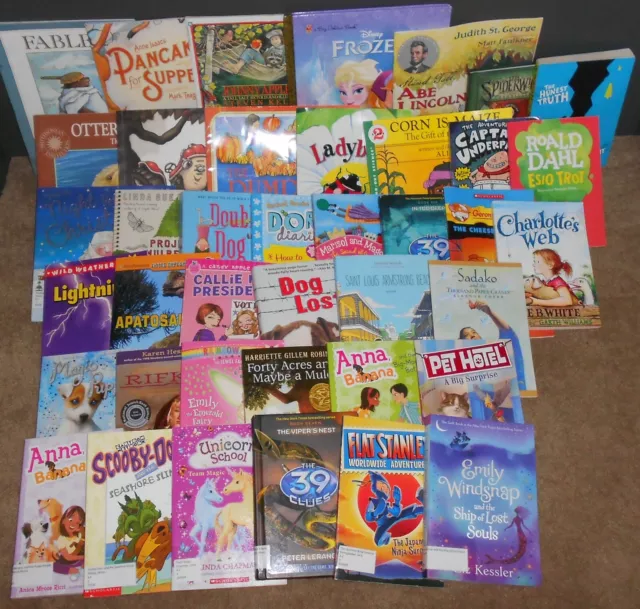30 AR Accelerated Reader Books Levels 5.0 & up  *YOU PICK THE TITLES!*