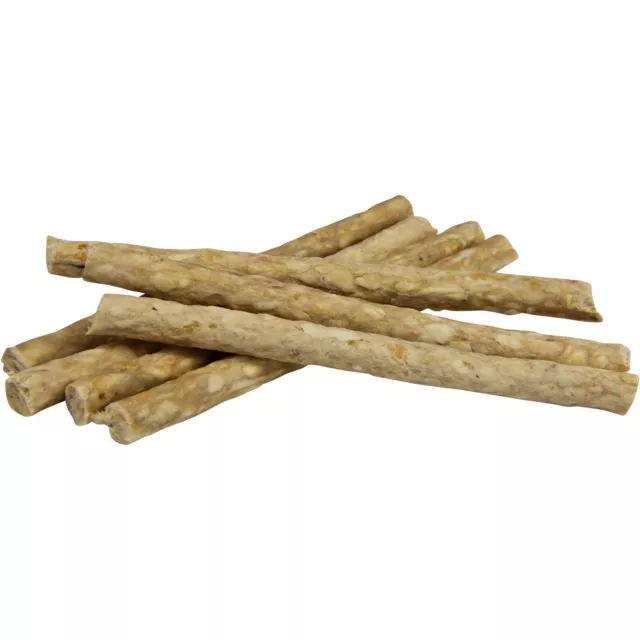 Rinderhaut Sticks Natur 800g (100 Stck.) - Kaurollen - Kauknochen - Rinderhaut