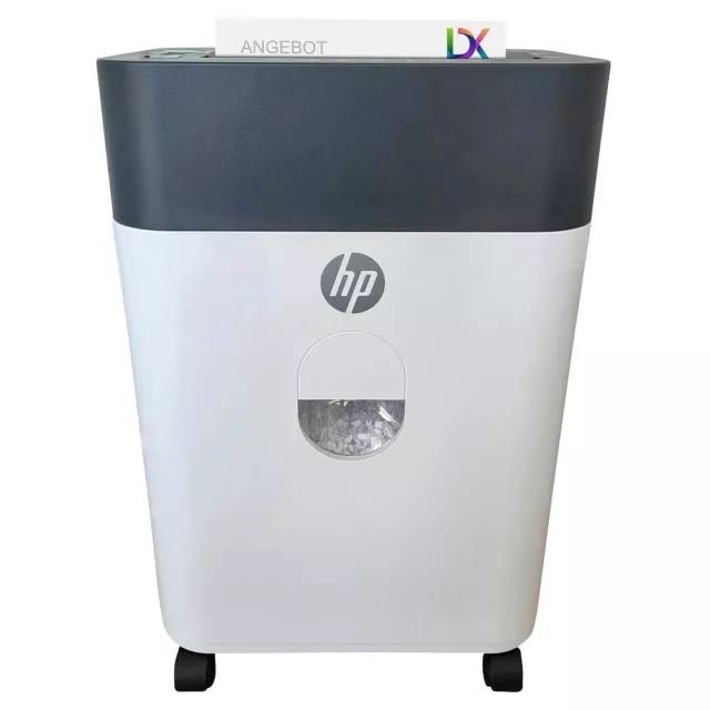 HP OneShred Auto 100CC Aktenvernichter mit Partikelschnitt P-4, 4,3 x 12 mm,...