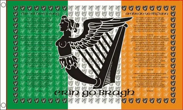 Cortina ataúd bandera nacional Soldiers Song Irlanda con envío rápido