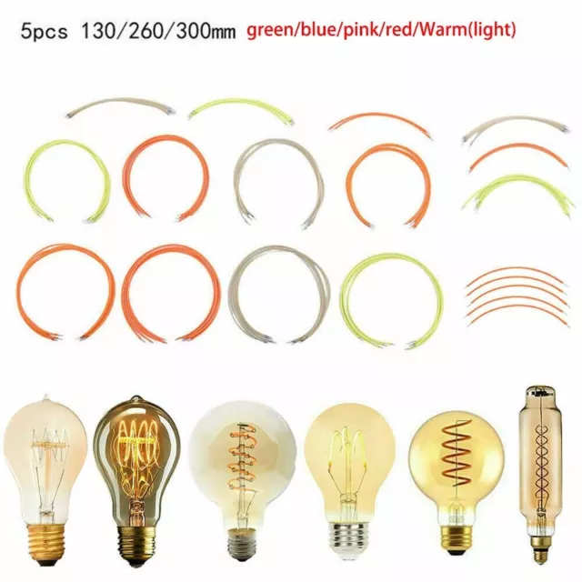 Pièces de lampe à incandescence flexible accessoires de lumière DEL pour des