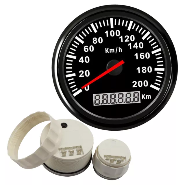 85mm 200km/h Compteur de vitesse numérique Speedometer pour voiture camion vt