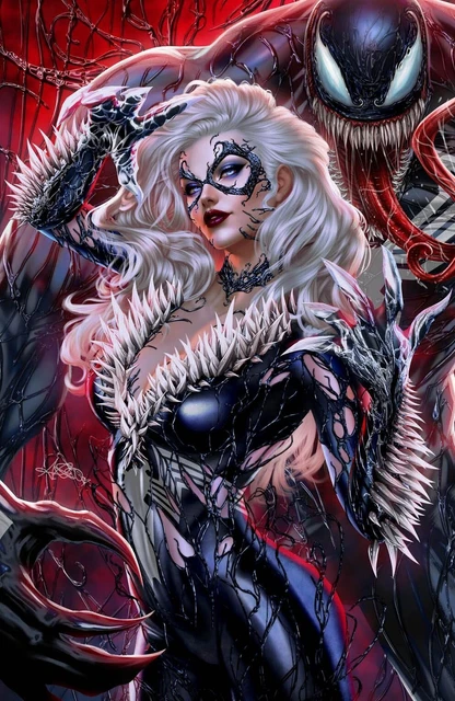 AMAZING SPIDERMAN 29 ARIEL DIAZ VIRGIN VARIANT NM vol 6 2023 VENOMIZED