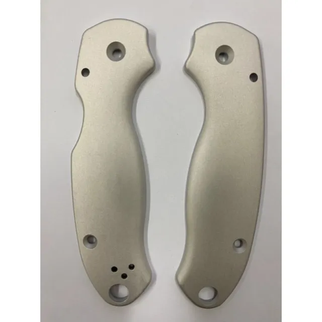 1 Pair Custom Made Aluminium Alloy Handle Scales for Spyderco C223 Para3 Knives