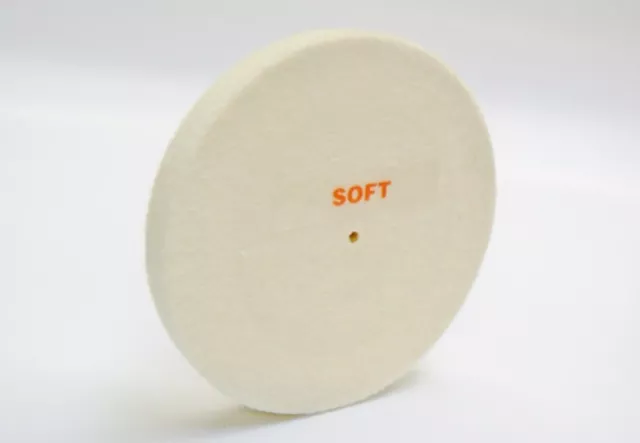 Buff Felt Wheel Buffing Polish 4" Soft Wheel Square Edge Polishing 1/2" Thick