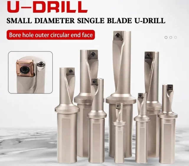 Metal Drilling Insert Boring Durable Steel Indexable Drill Bit Metalworking Tool