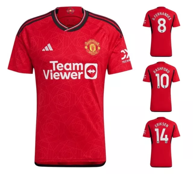 Camiseta Adidas Manchester United 2023-2024 Home I Home ManUnited + Número de Jugador