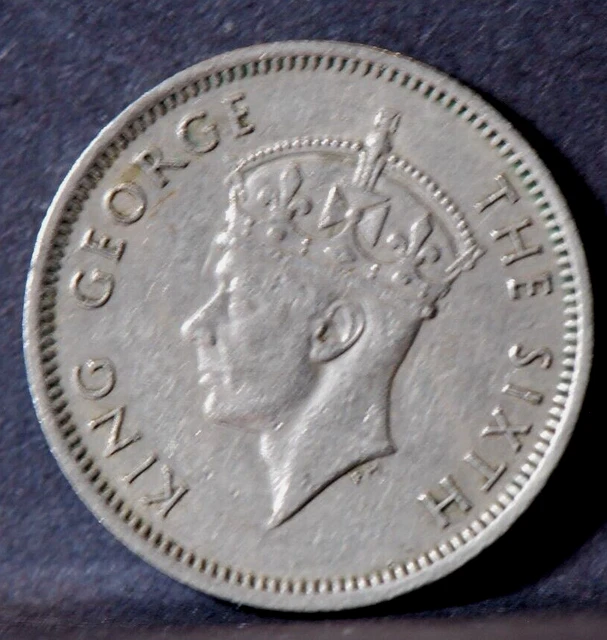 Malaya, 1948 10 Cents, KM8, Extremely Fine, pinholes, NR,  6-8