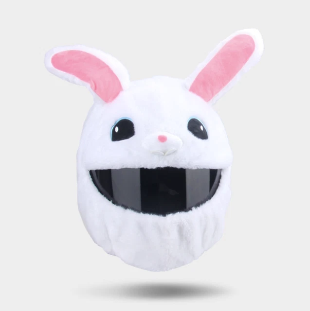Housse de casque de moto fun lapin couvre casque