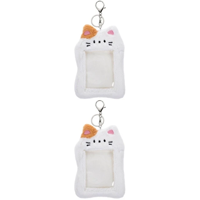 2x Decorative Plush Small Cartoon Cards Cover for Gift Decor