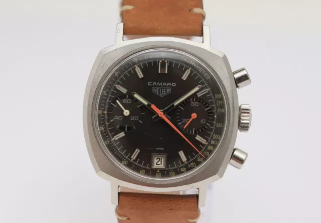 HEUER CAMARO CHRONOGRAPH Vintage Reference 73443 Cal. 7734 37mm