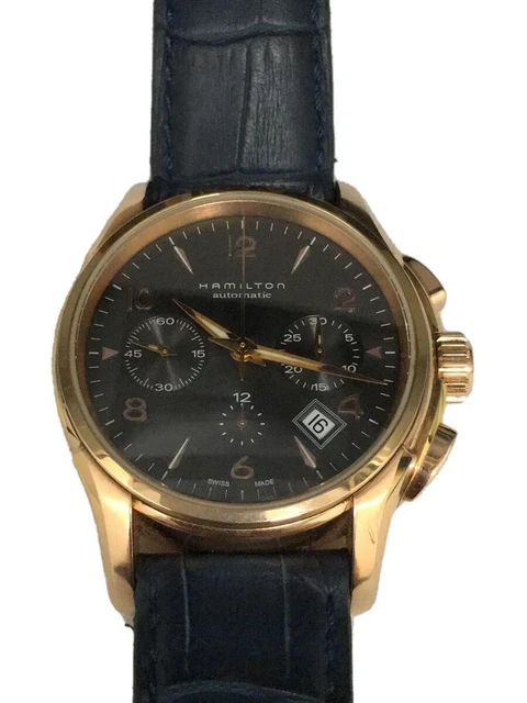 Cadran De Montre Argenté Hamilton à Remontage Automatique (selfwinding) - En Laiton - Occasion