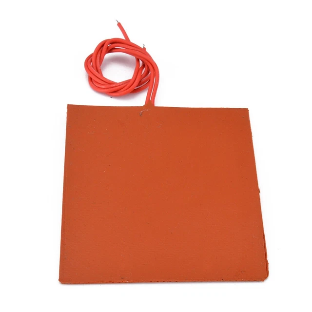 12V Dc 80x100mm 20W Imperméable Silicone Chauffage Patin for Imprimante Remplace