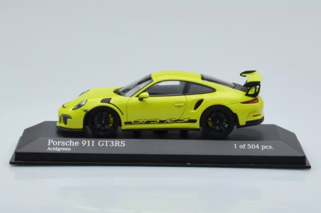 413063247 Porsche 911 991.1 GT3 RS Green Minichamps 1/43