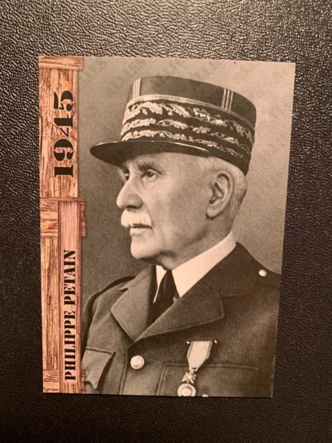 2021 Historic Autographs End of the War 1945  PHILIPPE PETAIN   Card #48