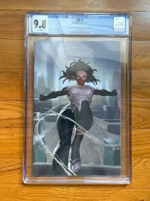 Silk # 4 Junggeun Yoon Virgin Marvel Variant Edition Cgc 9.8