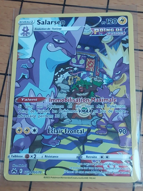Pokemon GG09/GG70 Salarsen  EB12.5 Epee et Bouclier Zenith Supreme (NEUF)