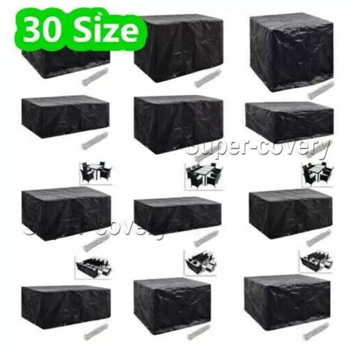 Heavy Duty Waterproof Garden Patio Furniture Cover for Rattan Table Sofa Outdoor